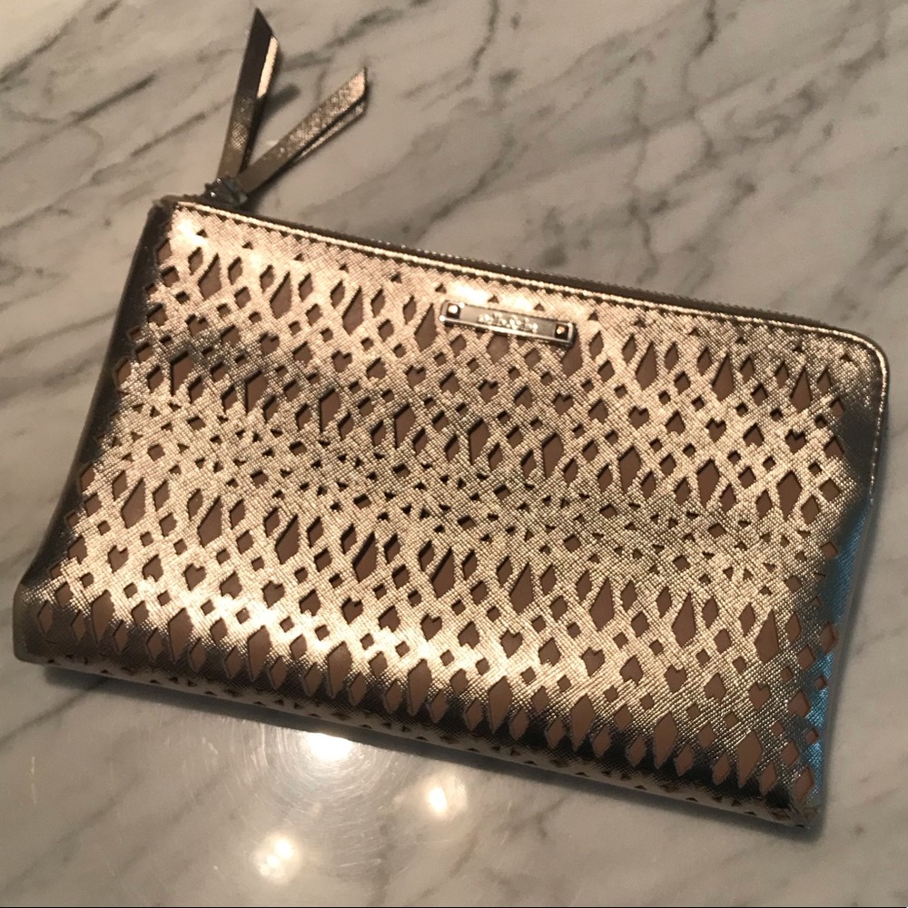 Stella & Dot Perforated Rose Good Clutch
